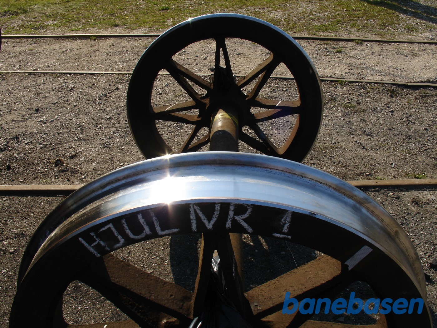 Stjernehjul til en personvogn Stjernehjul til en personvogn