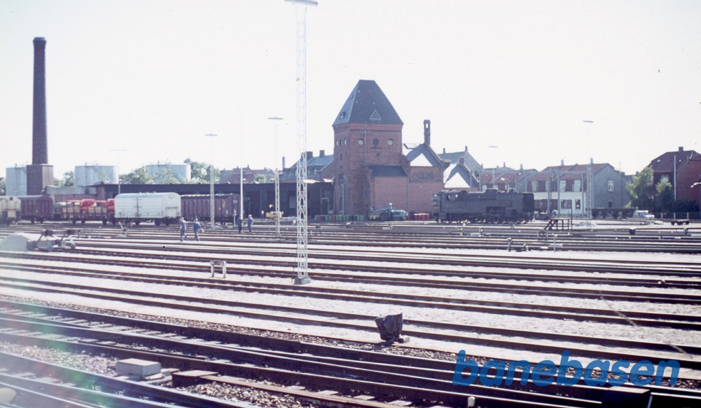 Remiseanlæg med mange spor Remiseanlæg med mange spor