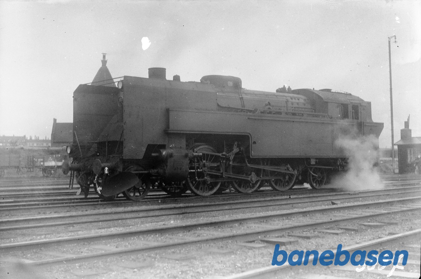 Damplokomotiv Ltr S på hovedbanegården Damplokomotiv Ltr S på hovedbanegården