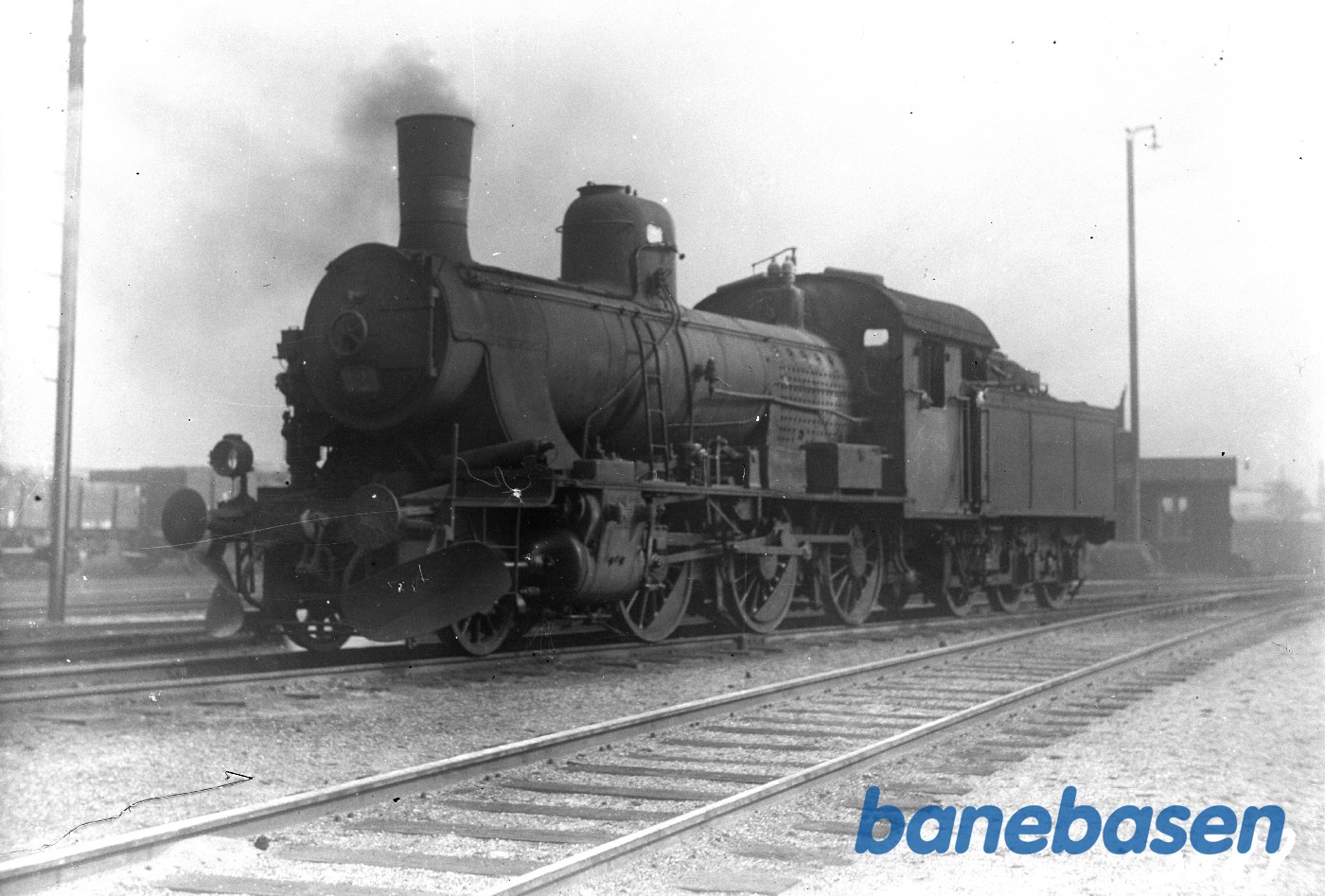 Damplokomotiv D 823 på København GB Damplokomotiv D 823 på København GB