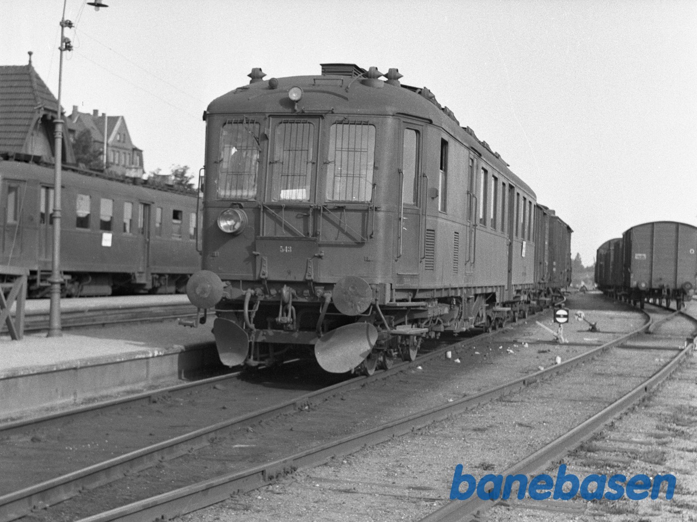 DSB MP 543 med godstog DSB MP 543 med godstog