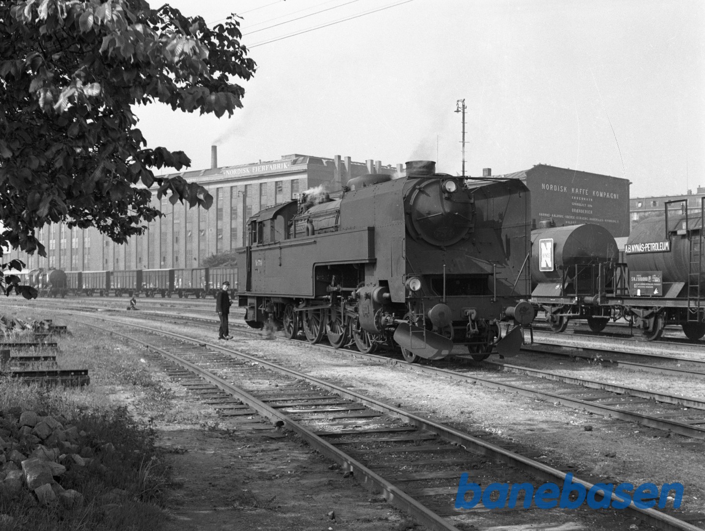 DSB S 734 rangerer i Frihavnen DSB S 734 rangerer i Frihavnen