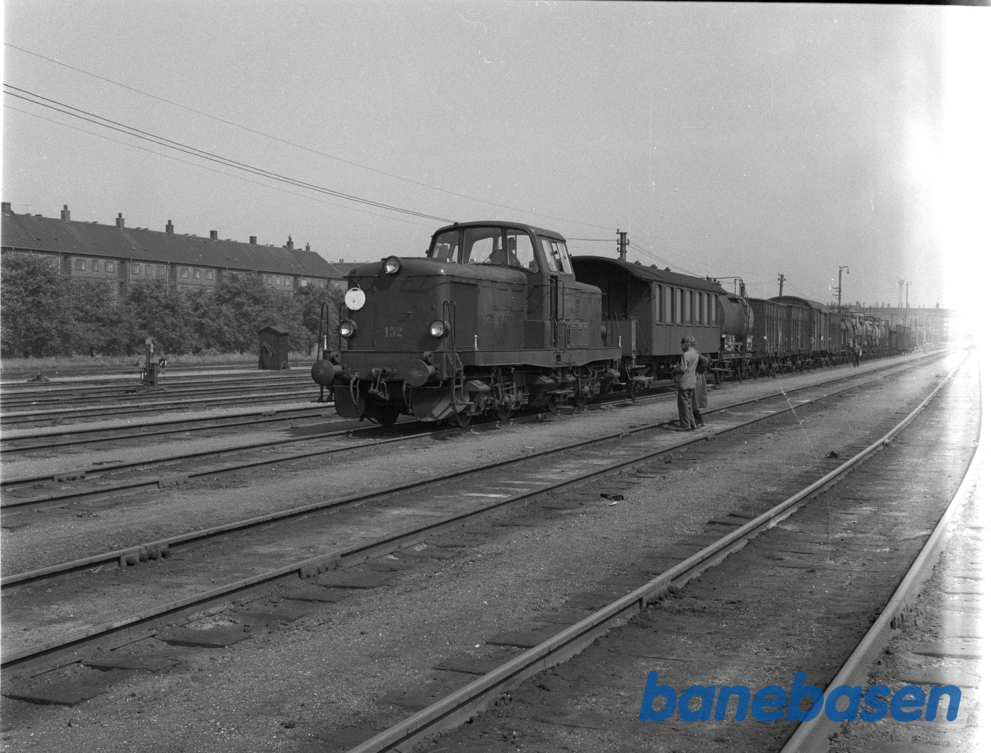 DSB MT 152 med prøvetog DSB MT 152 med prøvetog