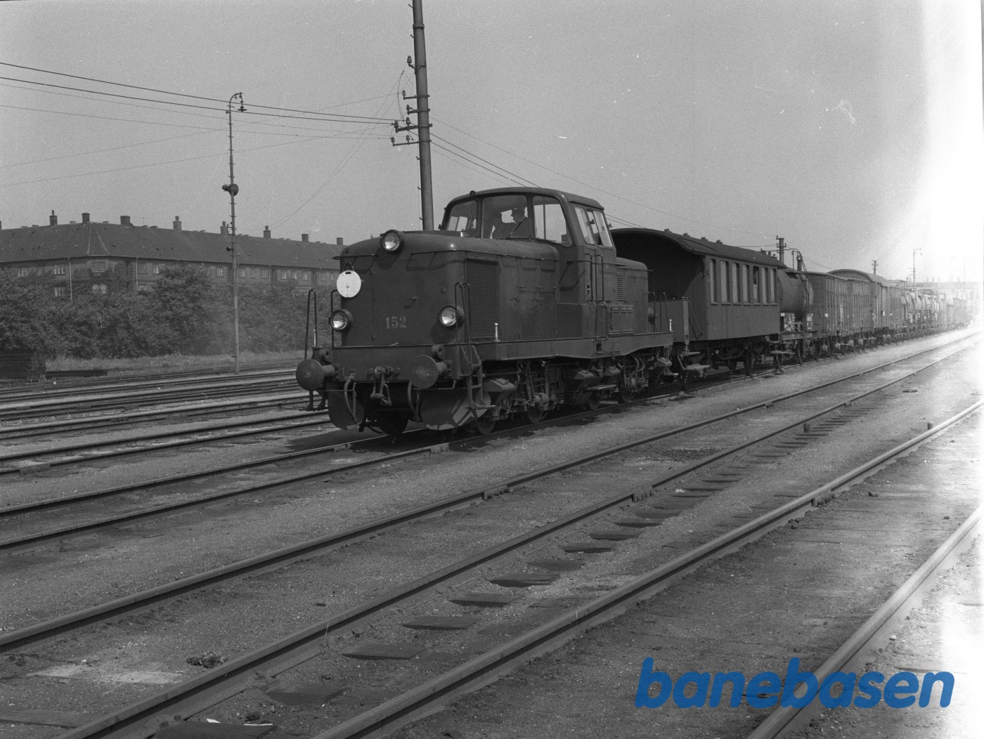 DSB MT 152 med prøvetog DSB MT 152 med prøvetog