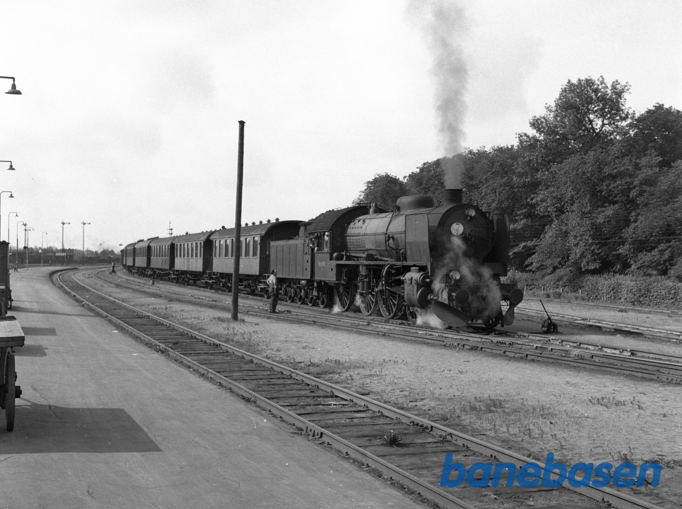 DSB R 948 med tog DSB R 948 med tog