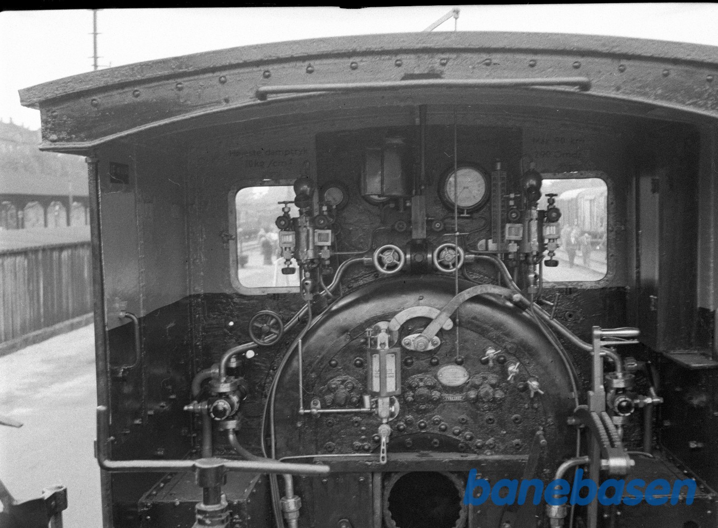 DSB FS 263 detail af bagkedel DSB FS 263 detail af bagkedel