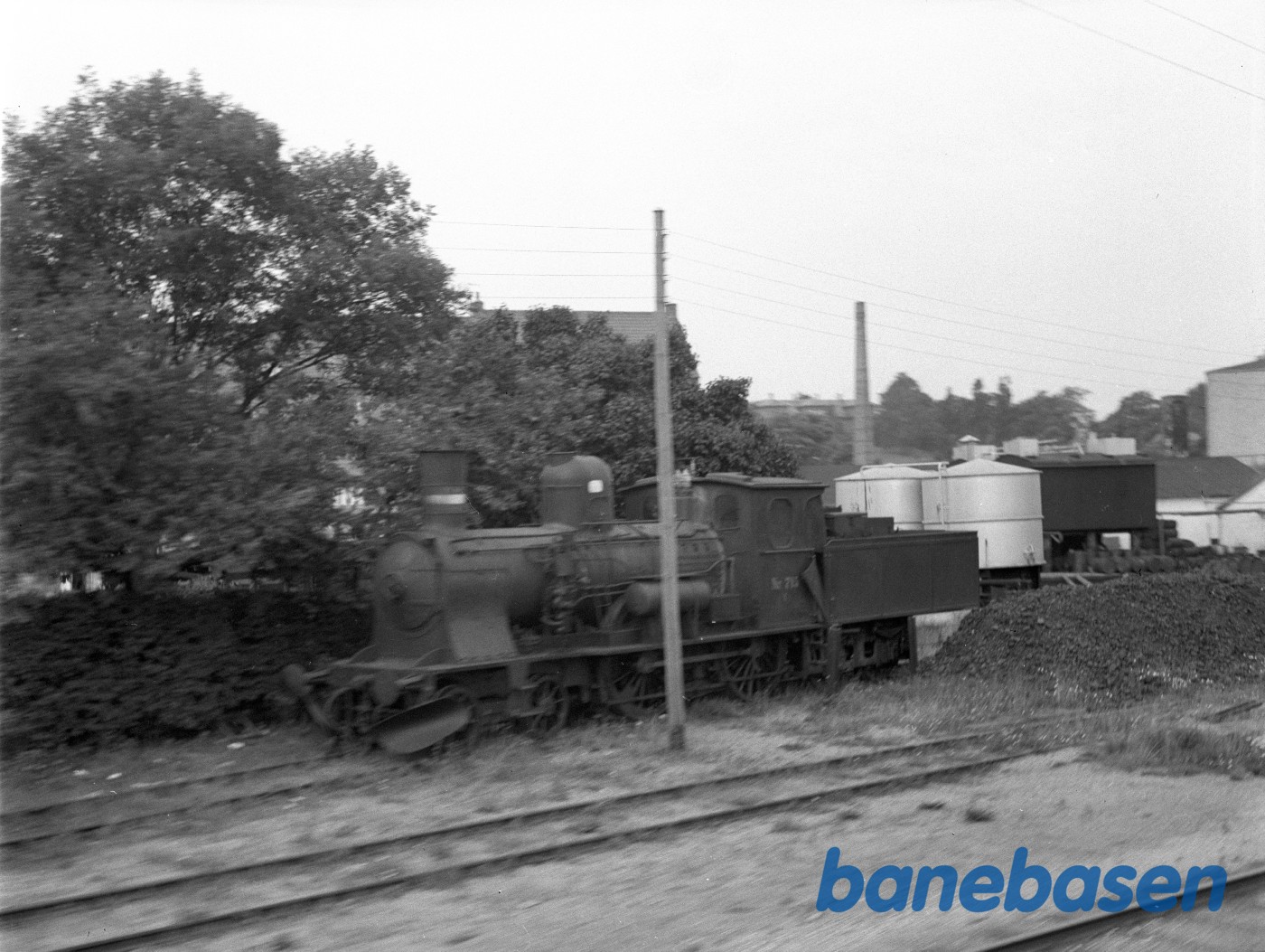 DSB C 715 hensat på NPMB-sporet DSB C 715 hensat på NPMB-sporet
