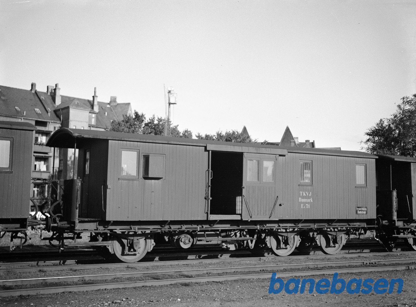 Pakvogn TKVJ EA 71 på Kolding station Pakvogn TKVJ EA 71 på Kolding station