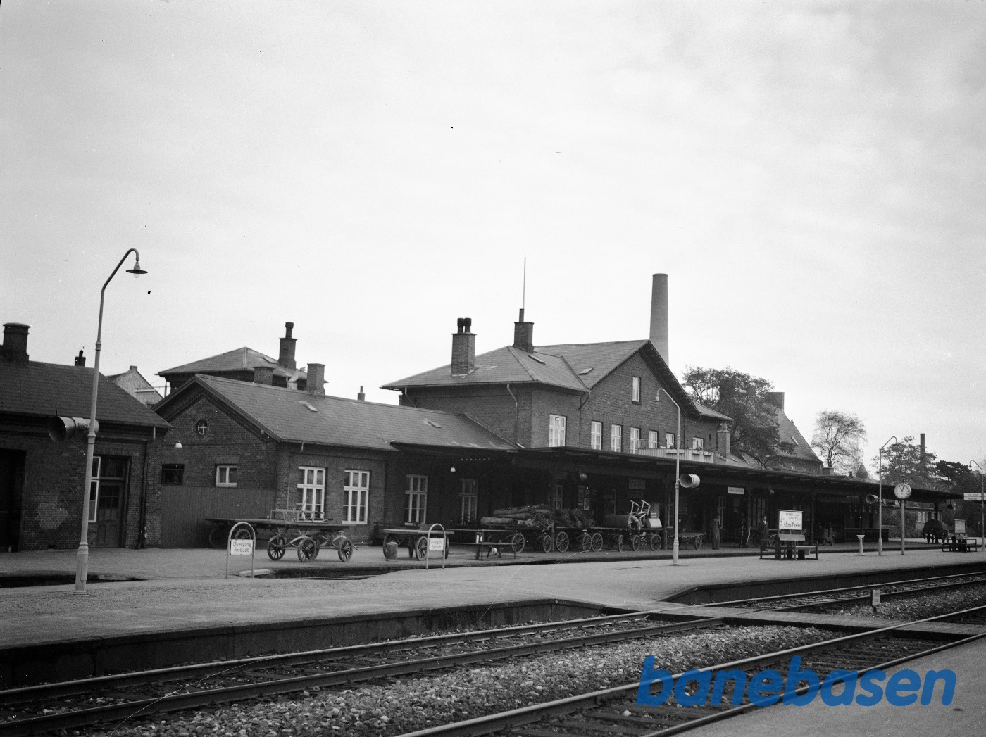 Silkeborg station. Perronsiden Silkeborg station. Perronsiden