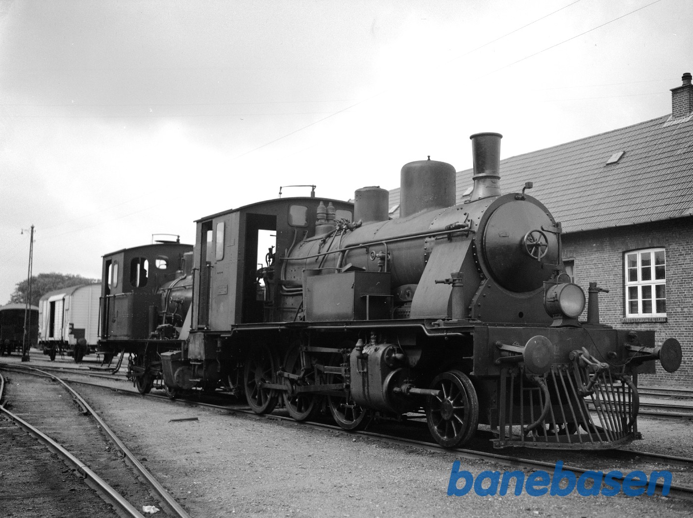 Damploko VLTJ nr 4 og 6 på Lemvig station Damploko VLTJ nr 4 og 6 på Lemvig station