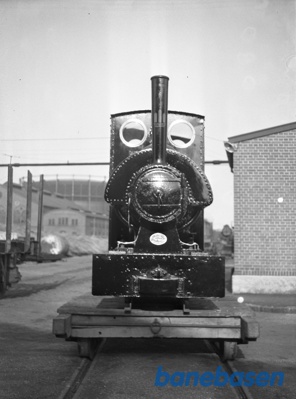 Valby gasværk. Det lille sadeltank lokomotiv 600 mm Valby gasværk. Det lille sadeltank lokomotiv 600 mm