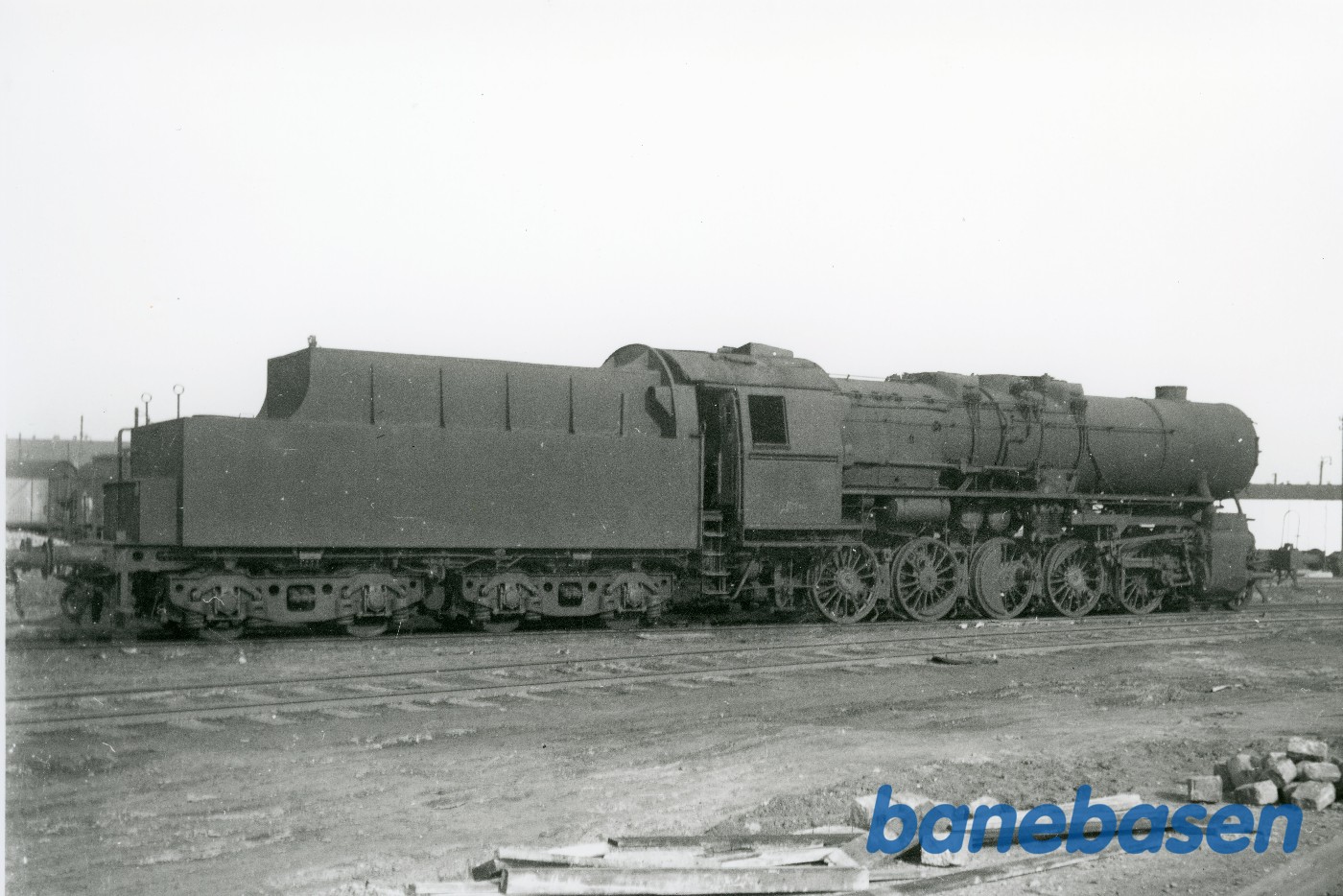 Damplokomotiv Baureihe DR 50 ved remisen på København G Damplokomotiv Baureihe DR 50 ved remisen på København G