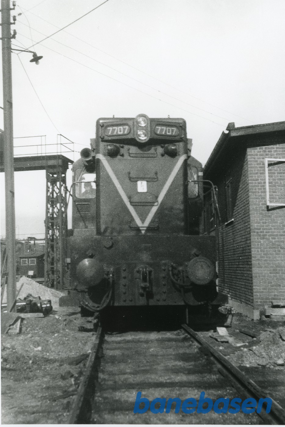 General Motor forsøgslokomotiv i Askekassen på Mgb General Motor forsøgslokomotiv i Askekassen på Mgb