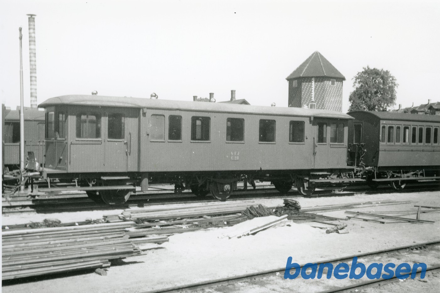 Ombygget motorvogn NFJ C 28 i Odense Ombygget motorvogn NFJ C 28 i Odense