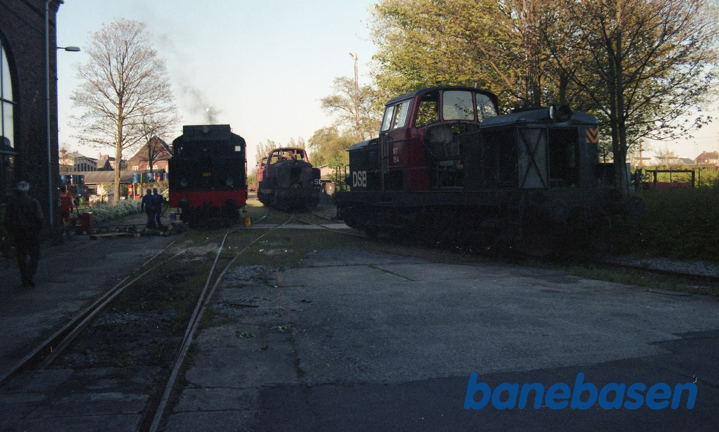 1307 fyres op inde på Centralværkstedet 1307 fyres op inde på Centralværkstedet