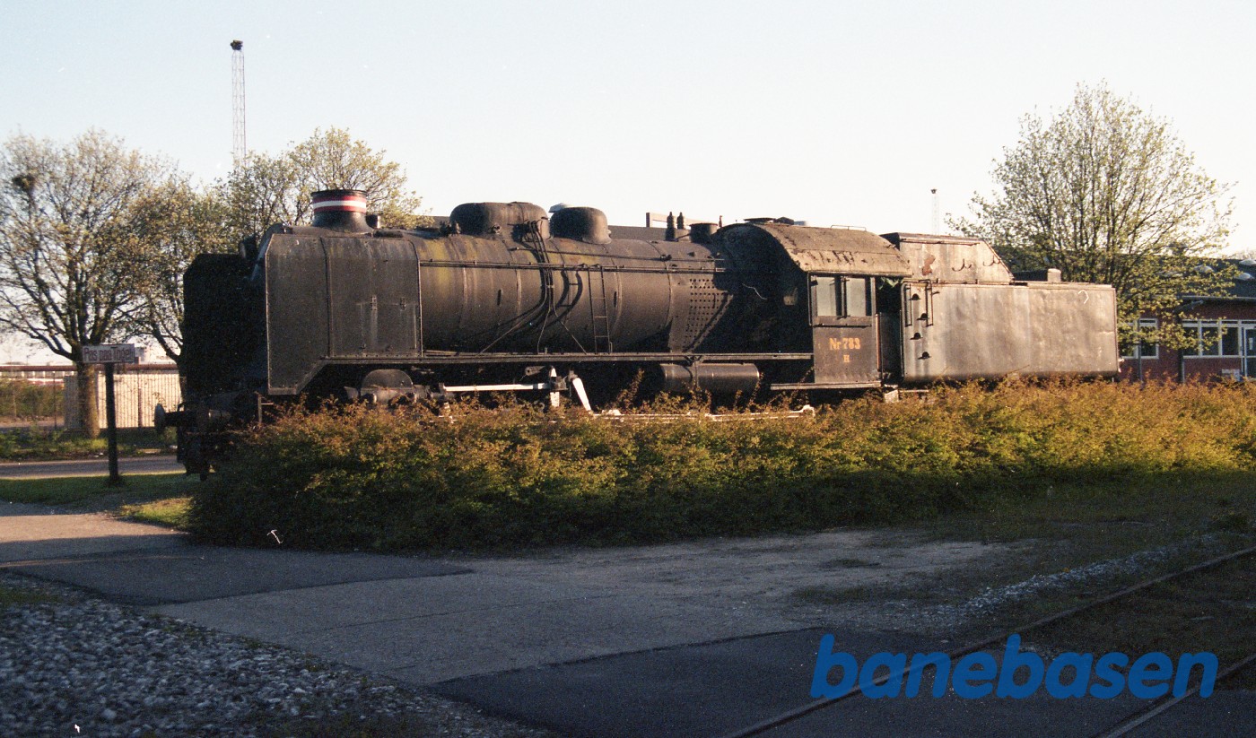 Godstogslokomotiv udstillet på Cvk Godstogslokomotiv udstillet på Cvk