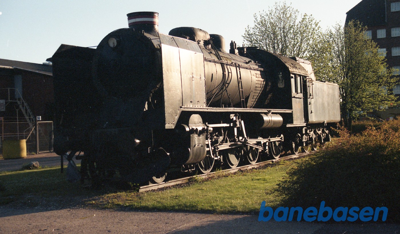 Godstogslokomotiv udstillet på Cvk Godstogslokomotiv udstillet på Cvk