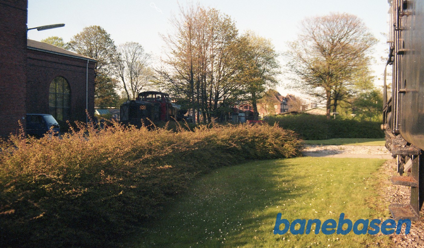 Godstogslokomotiv udstillet på Cvk Godstogslokomotiv udstillet på Cvk