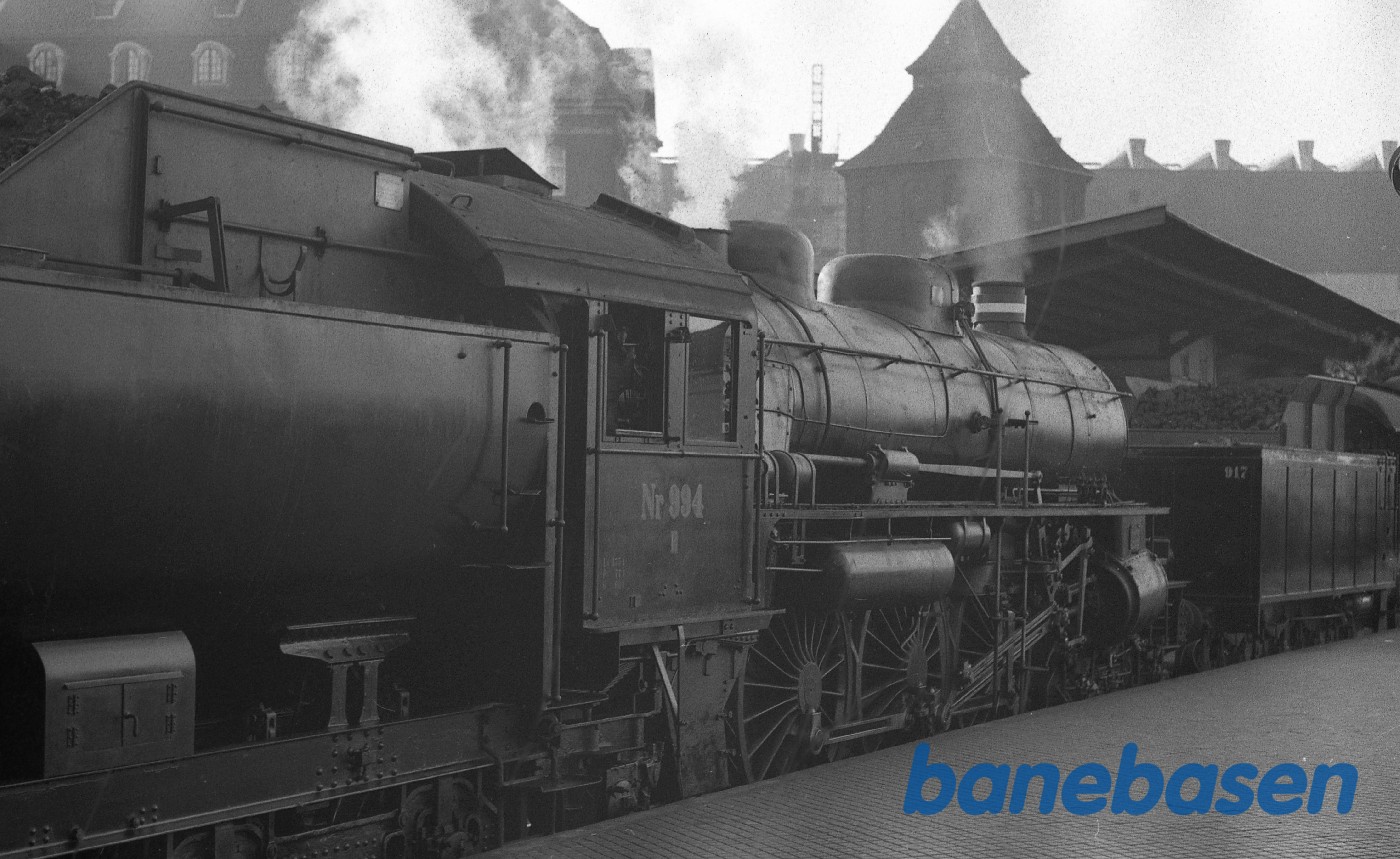 Damplokomotiv på København H Damplokomotiv på København H