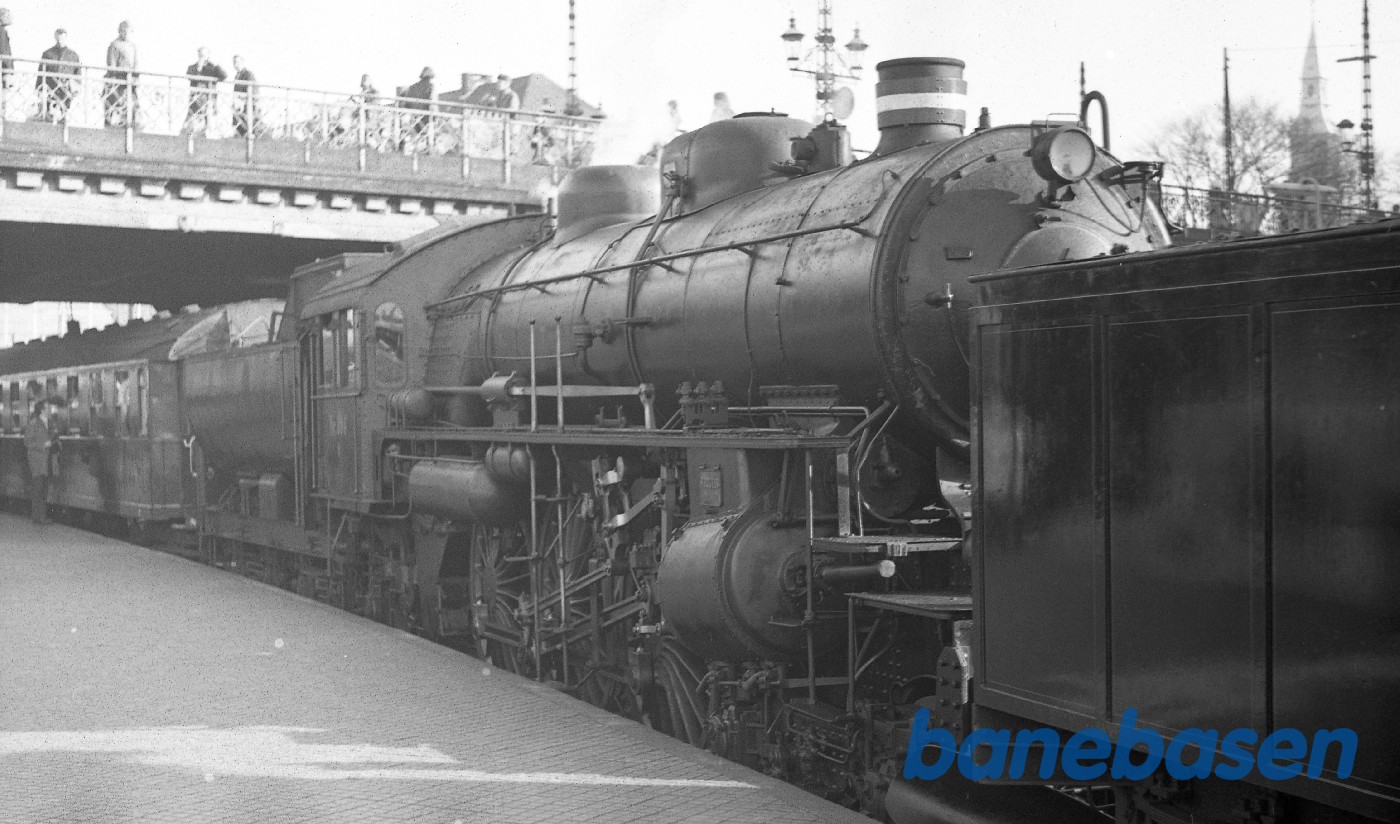 Damplokomotiv på København H Damplokomotiv på København H