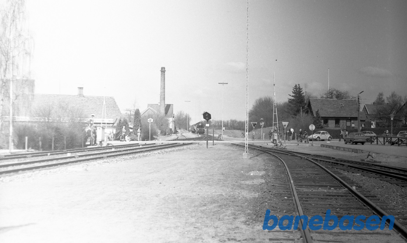 Fotostop for at tage indkørslen til Ringe Fotostop for at tage indkørslen til Ringe