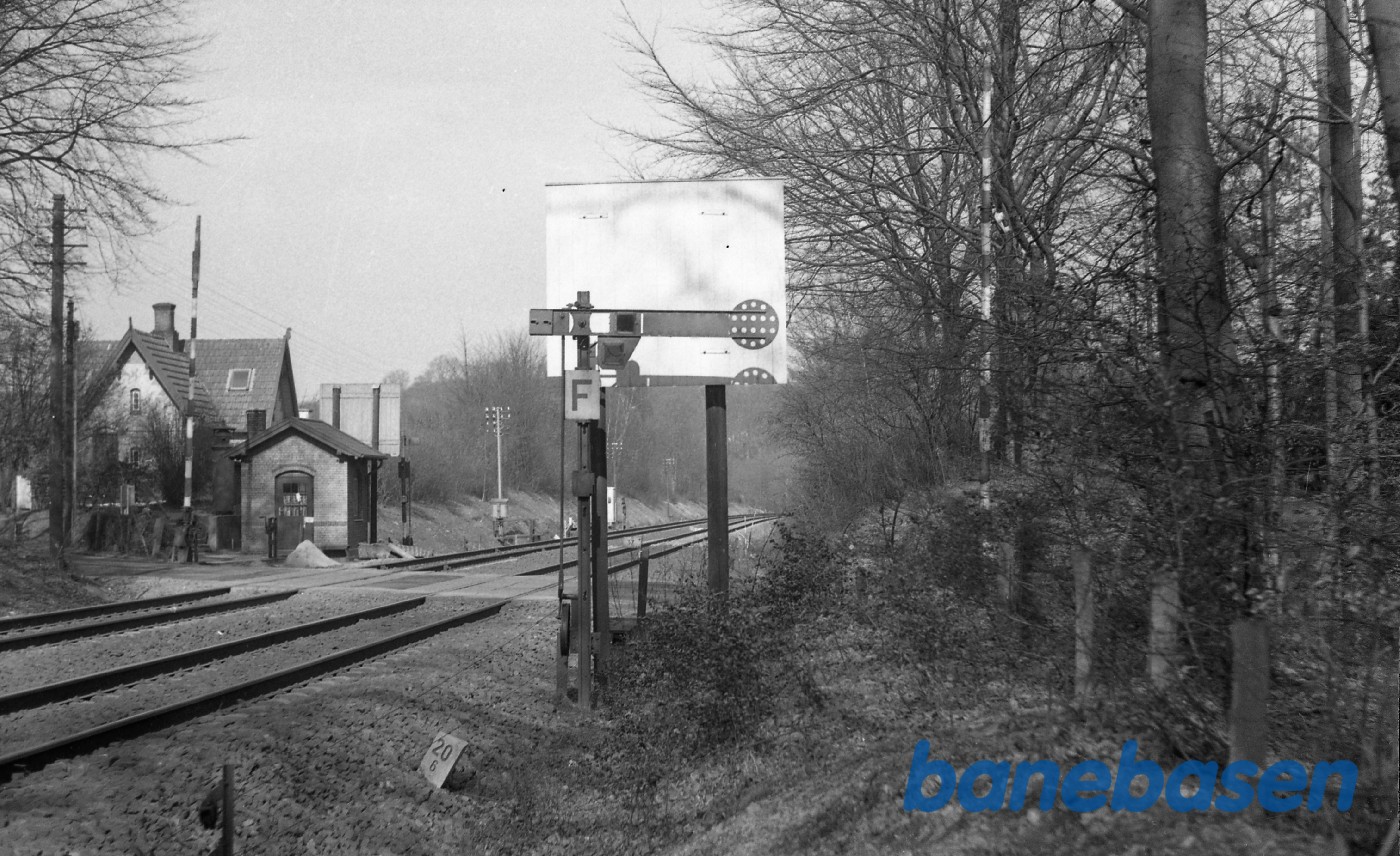 Overkørslen ved Frydenlunds Allé Overkørslen ved Frydenlunds Allé