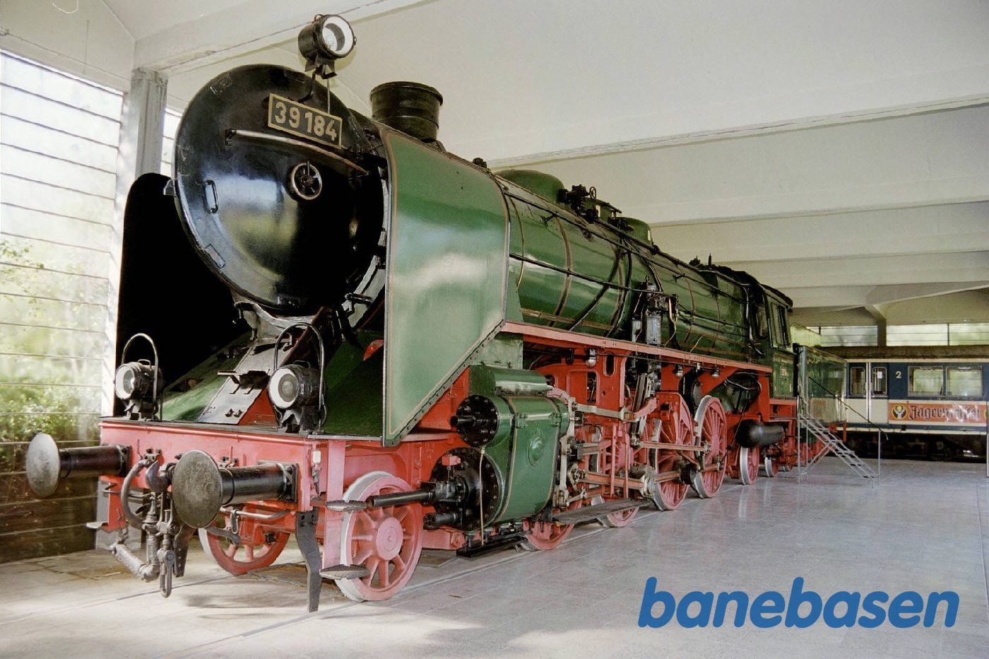 Udstillet damplokomotiv Udstillet damplokomotiv