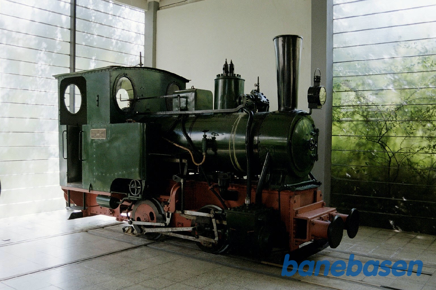 Udstillet damplokomotiv Udstillet damplokomotiv