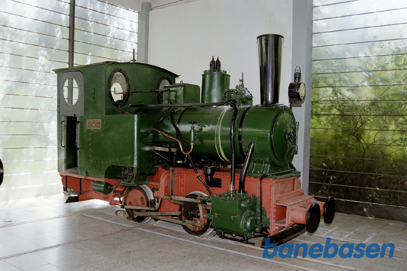 Udstillet damplokomotiv Udstillet damplokomotiv