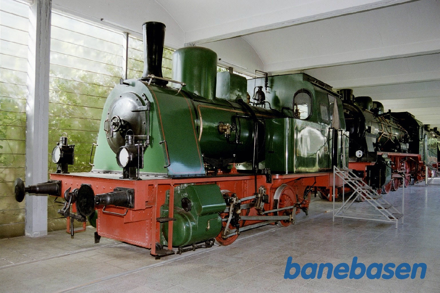 Udstillet damplokomotiv Udstillet damplokomotiv
