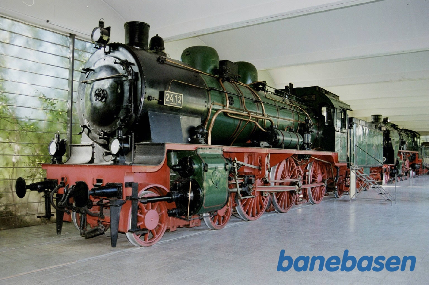 Udstillet damplokomotiv Udstillet damplokomotiv