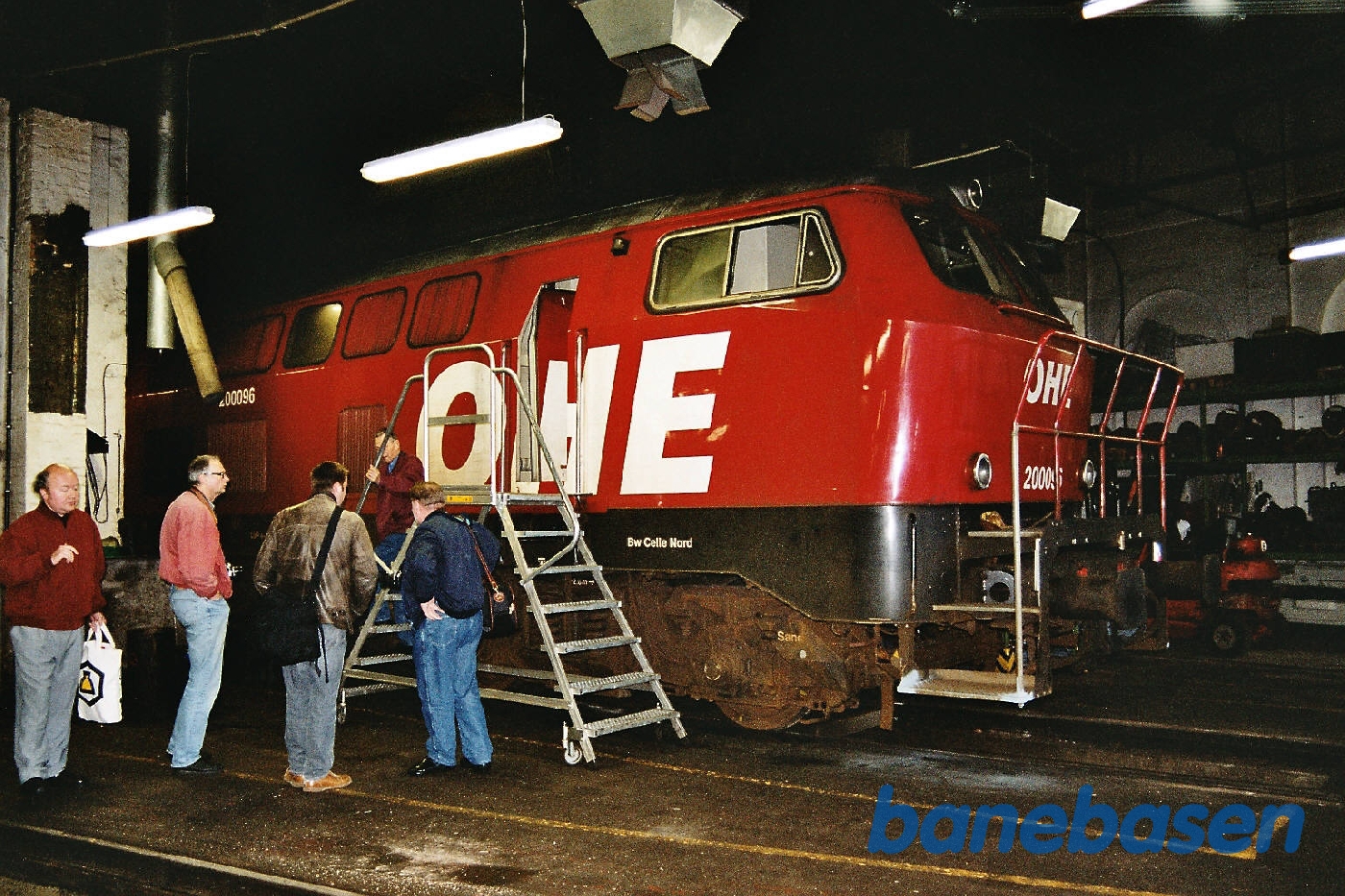 Diesellokomotiv i remisen Diesellokomotiv i remisen