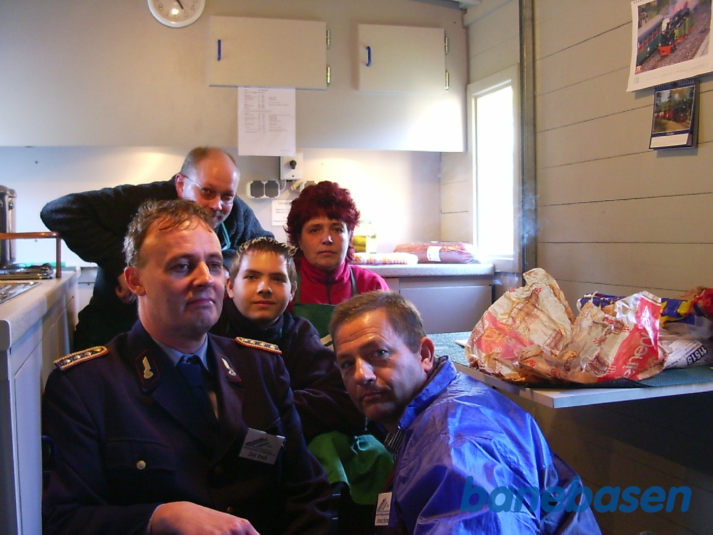 Togpersonalet i pakvognen Togpersonalet i pakvognen