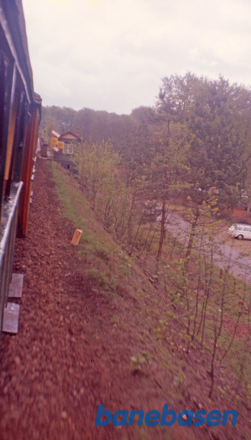 Mølleåbroen set fra veterantoget. Det er strandmøllehytten man ser lige fremme ved brohovedet Mølleåbroen set fra veterantoget. Det er strandmøllehytten man ser lige fremme ved brohovedet