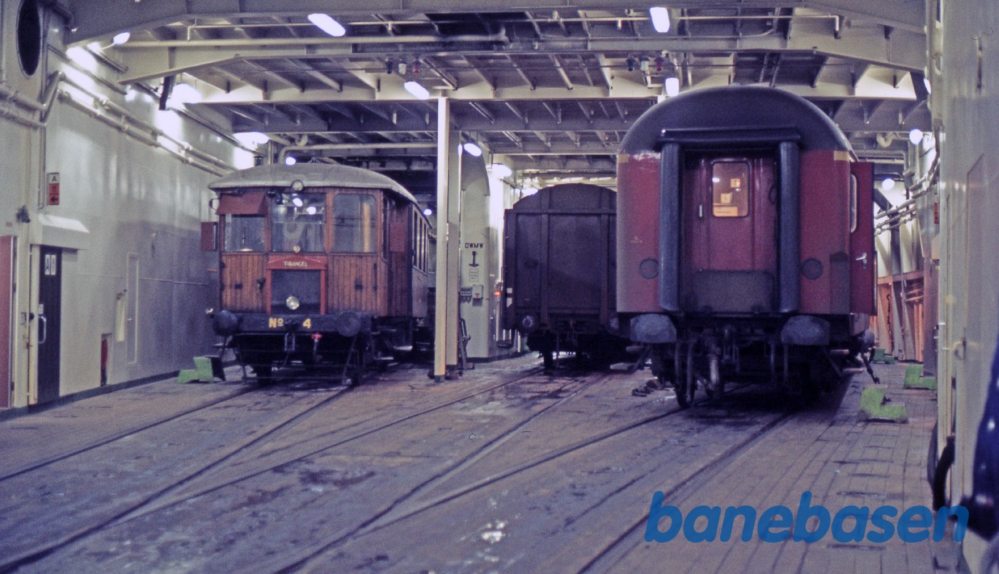 M4 ombord på jernbanefærgen fra Nyborg til Korsør M4 ombord på jernbanefærgen fra Nyborg til Korsør