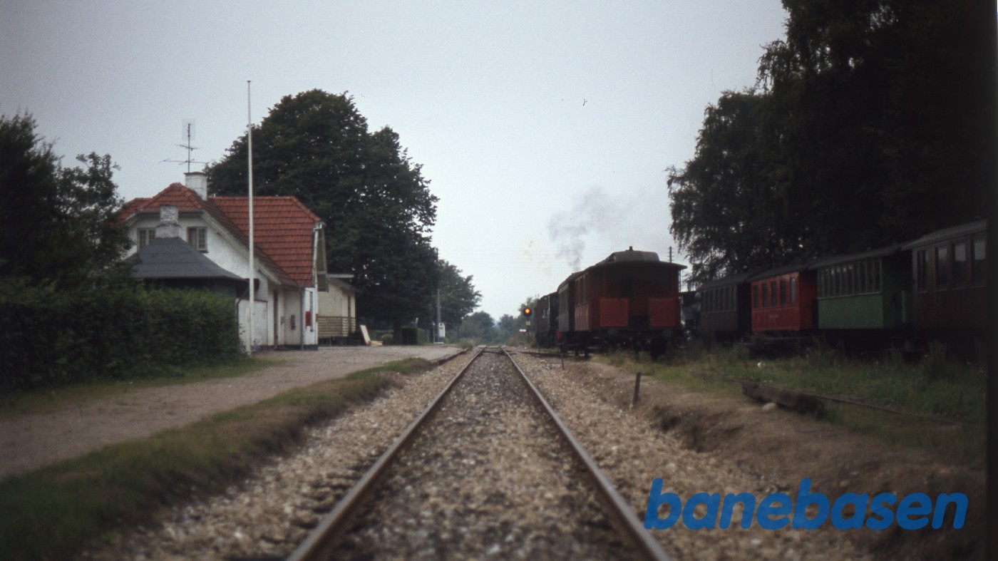 Vogne på Saunte station Vogne på Saunte station
