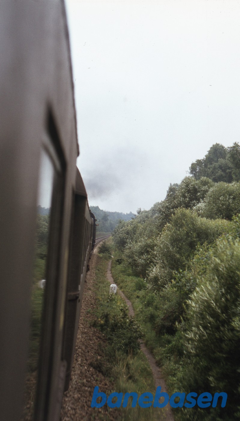 Foto op langs toget et sted mellem Ciechanow og Nasielsk Foto op langs toget et sted mellem Ciechanow og Nasielsk