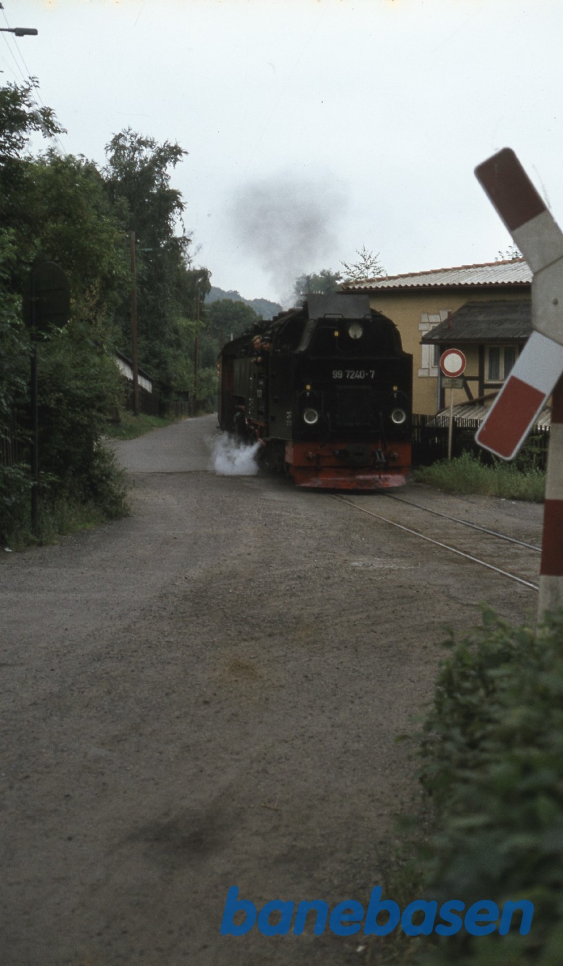 Persontog på vej mod Wernigerode Persontog på vej mod Wernigerode