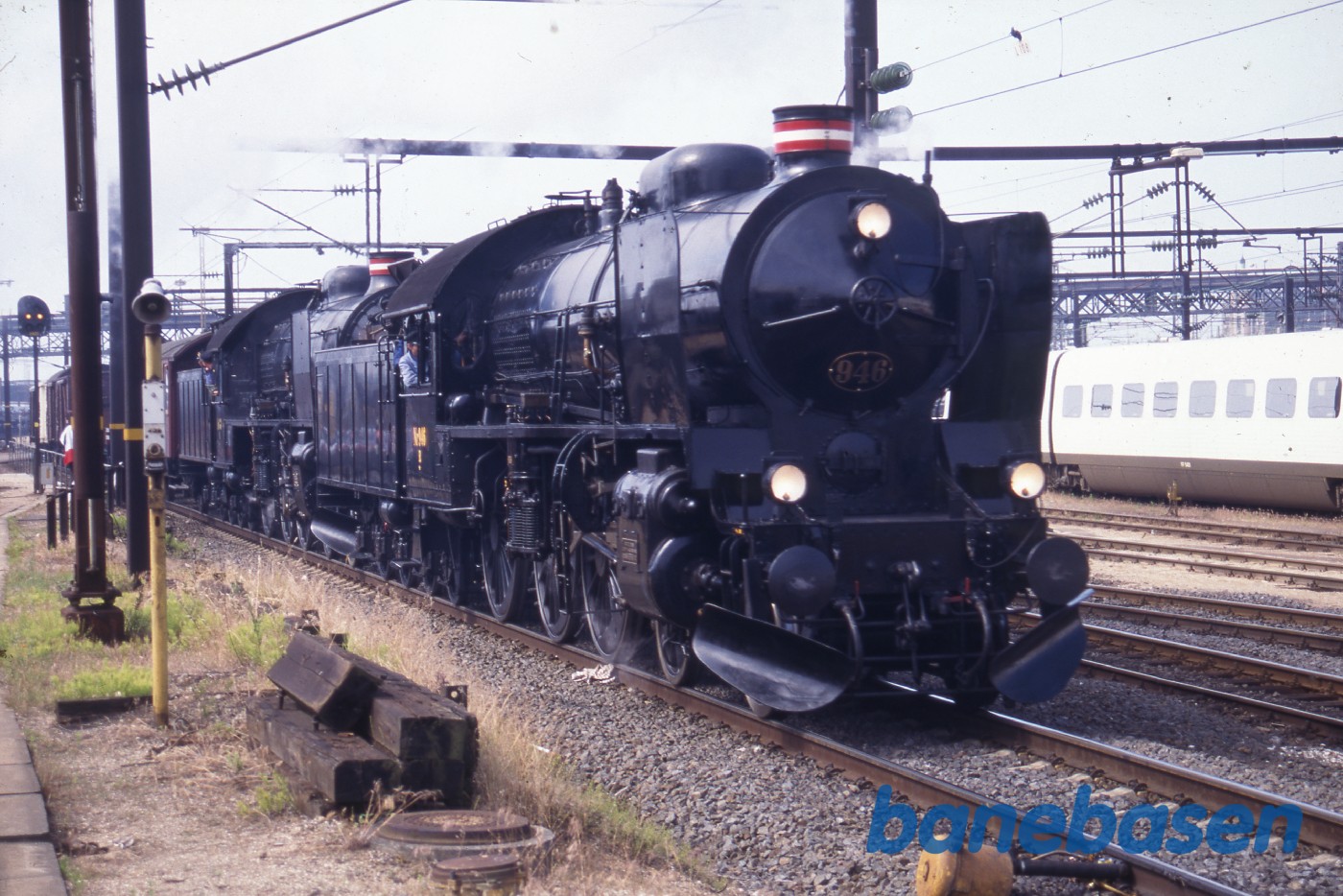 Forspandskørsel ind på stationen Forspandskørsel ind på stationen