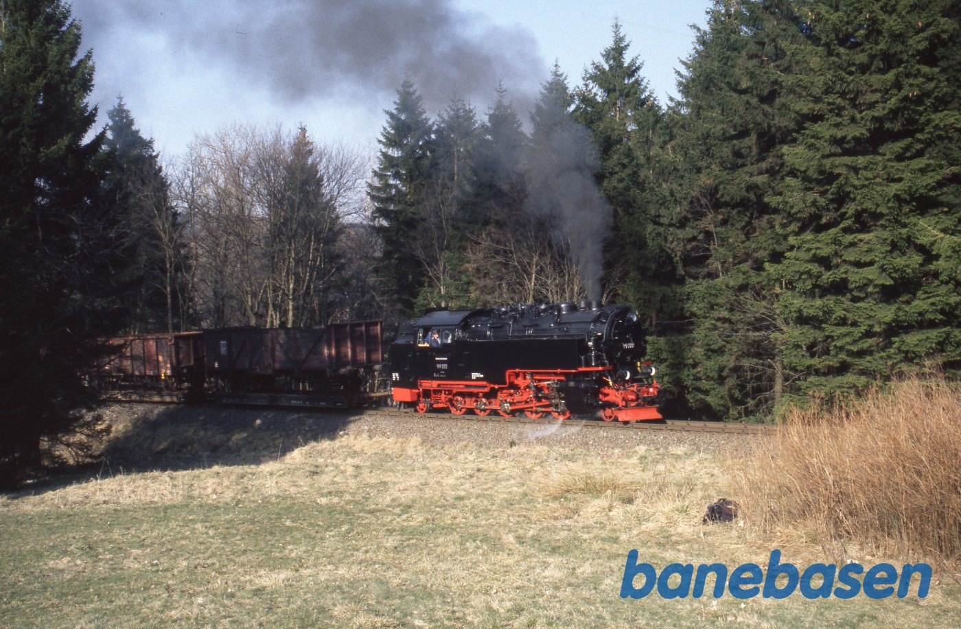 Damptog et ukendt sted på strækningen Damptog et ukendt sted på strækningen