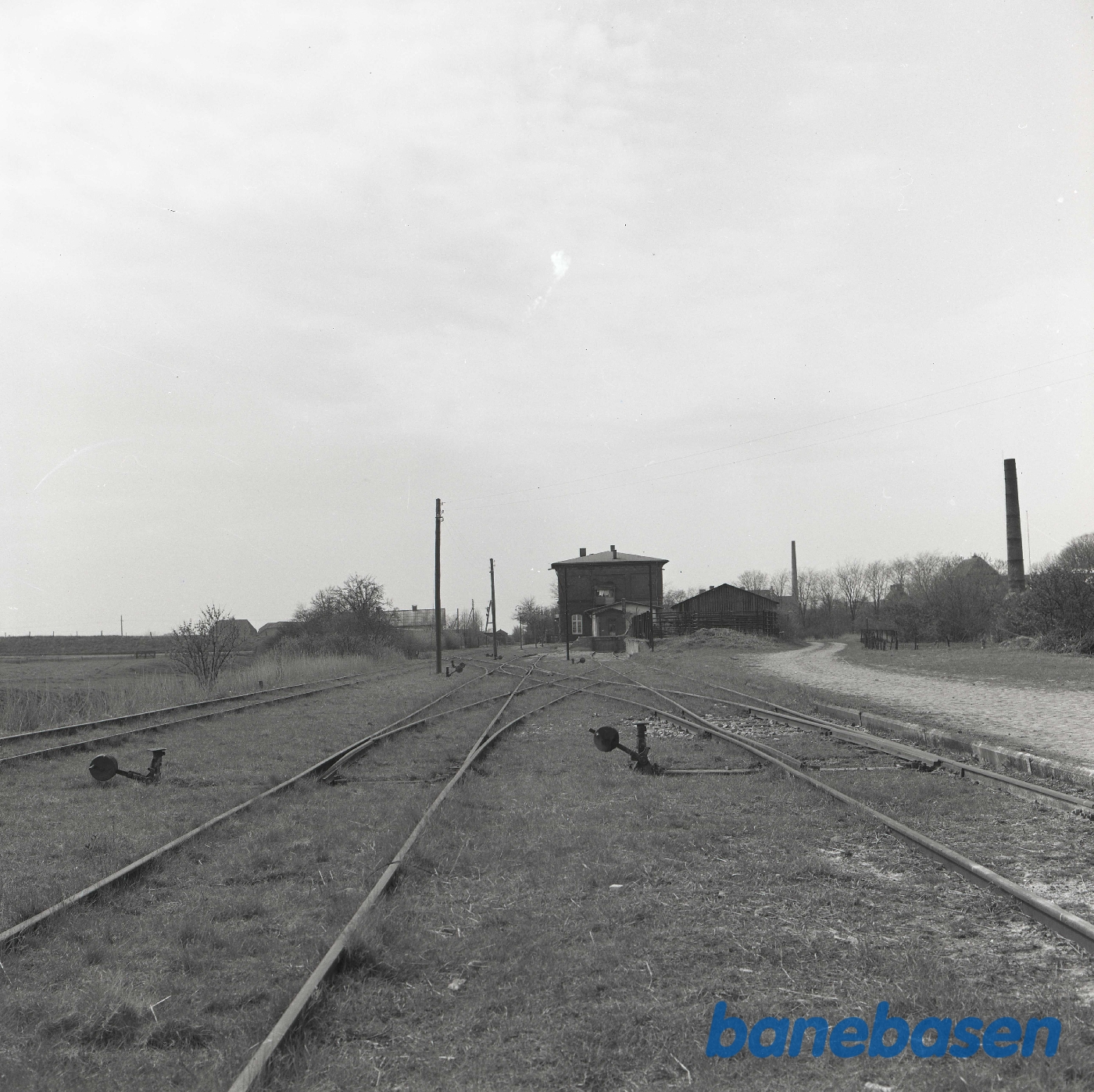 Højer station set fra jernbanen Højer station set fra jernbanen