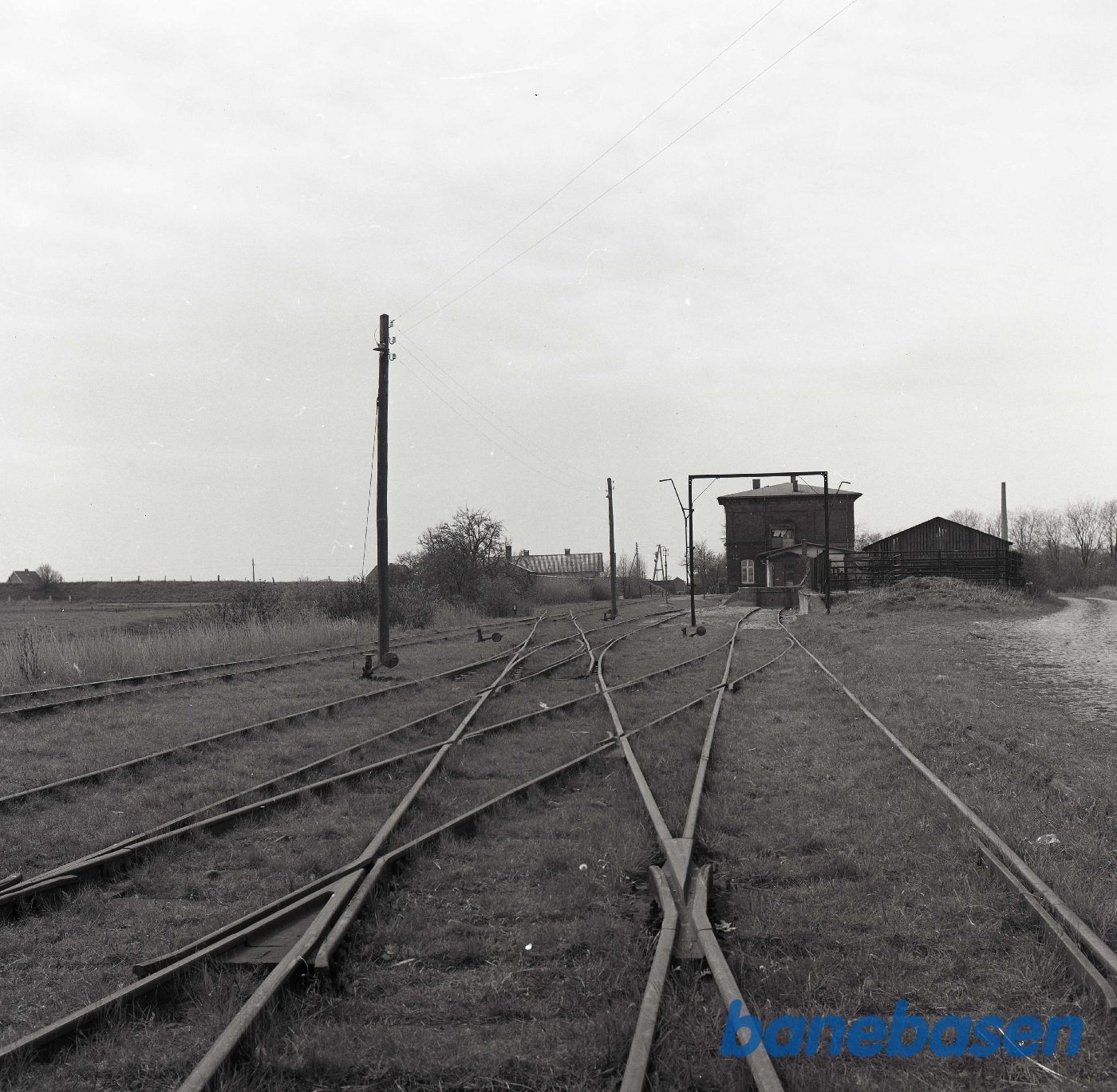 Højer station set fra jernbanen Højer station set fra jernbanen