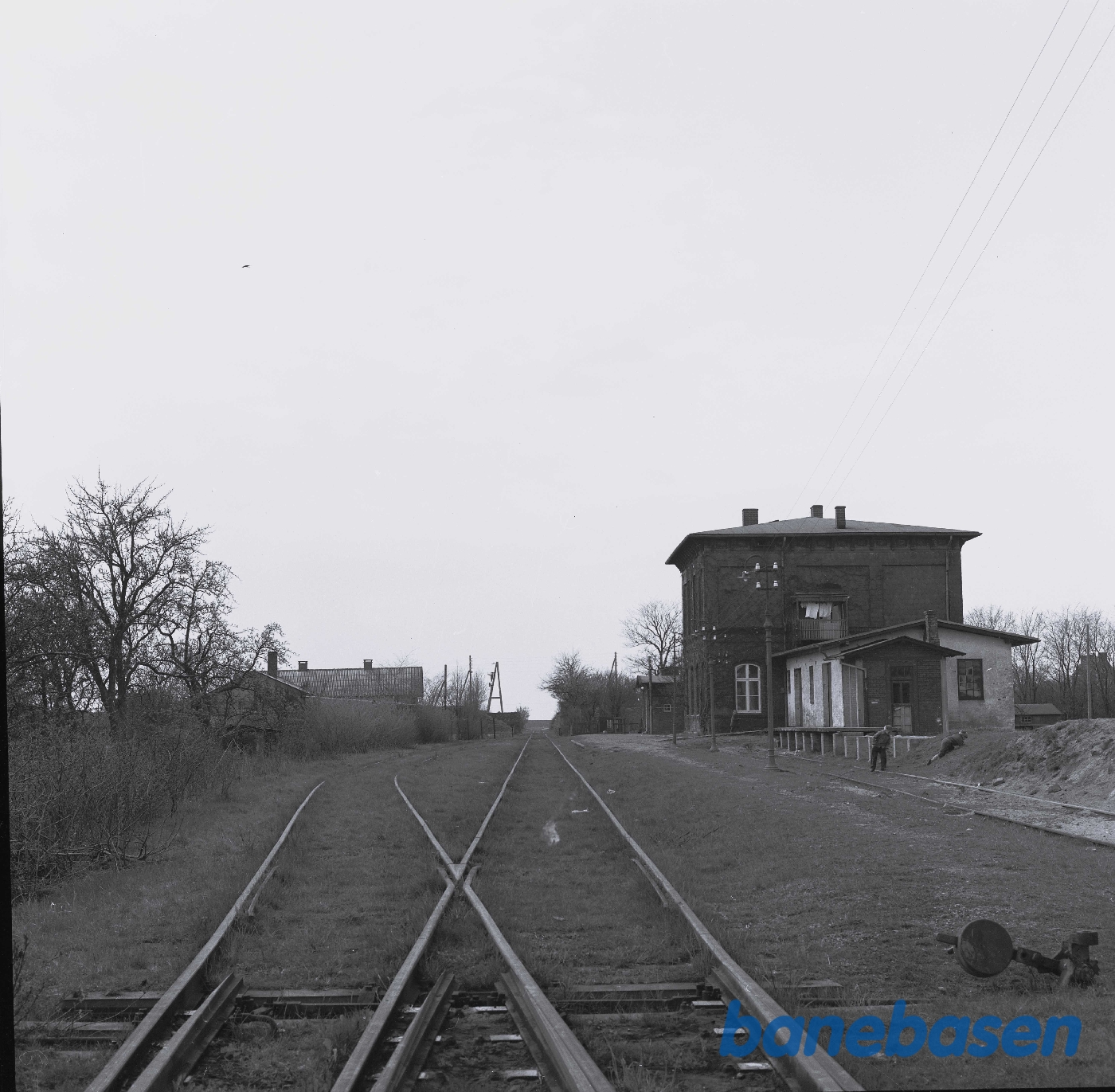 Højer station set fra jernbanen Højer station set fra jernbanen