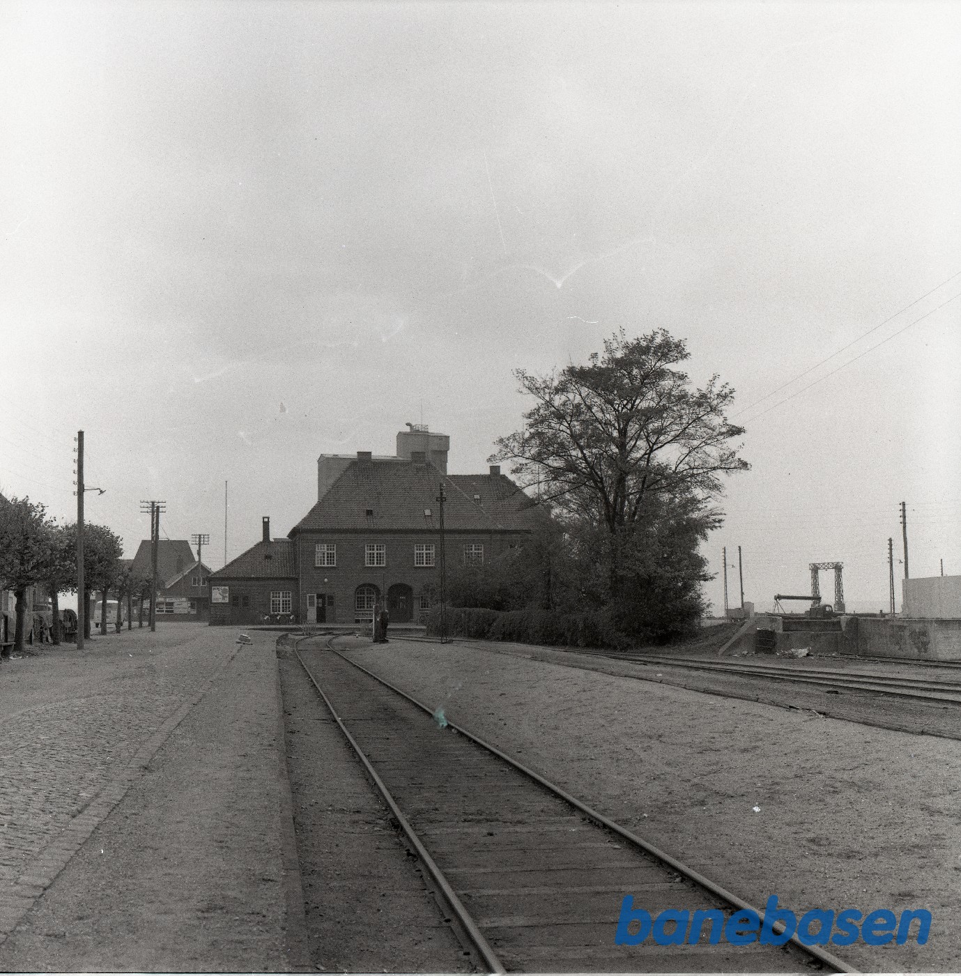 Stubbekøbing station set fra jernbanen Stubbekøbing station set fra jernbanen