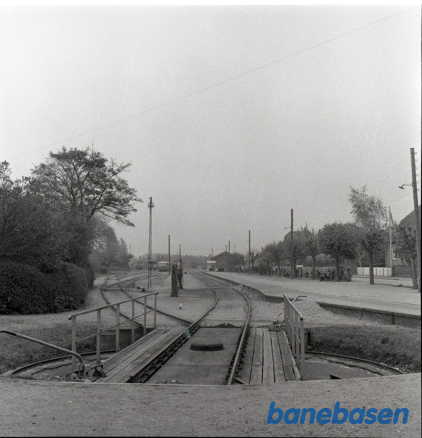 Drejeskive foran stationen i Stubbekøbing Drejeskive foran stationen i Stubbekøbing