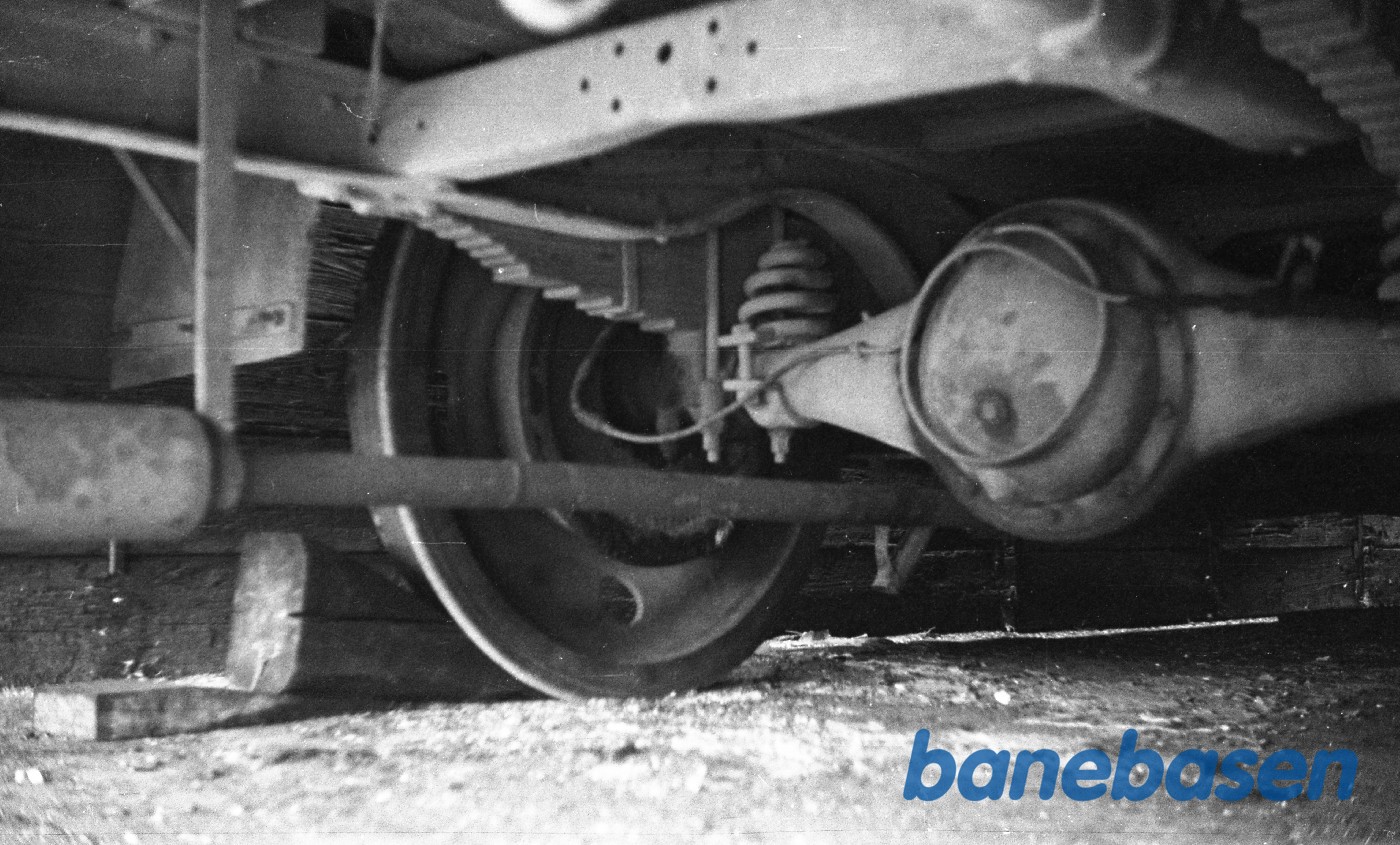 Bagtøj på SM 2 set fra neden Bagtøj på SM 2 set fra neden