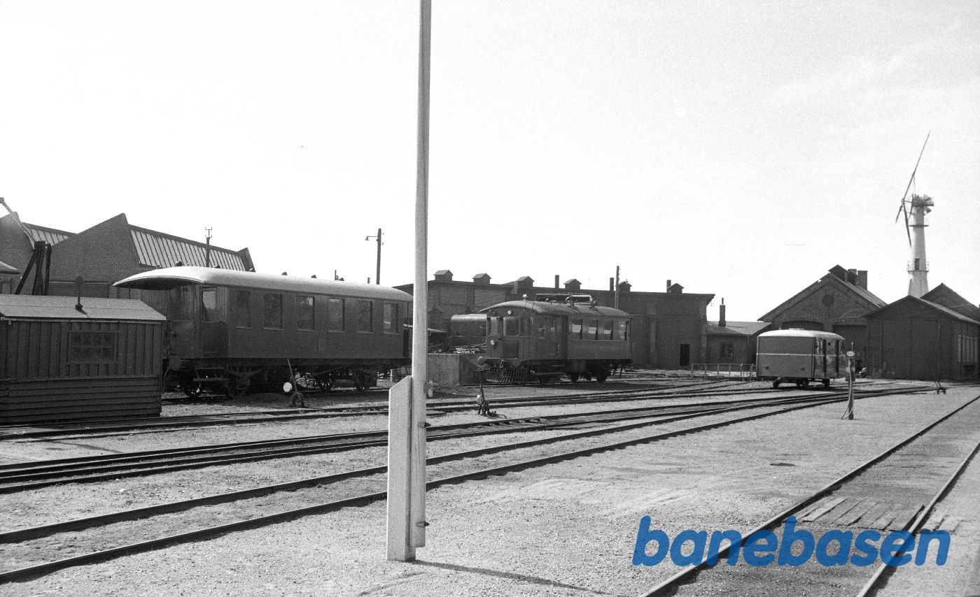 Bogense station, vue mod remiserne Bogense station, vue mod remiserne