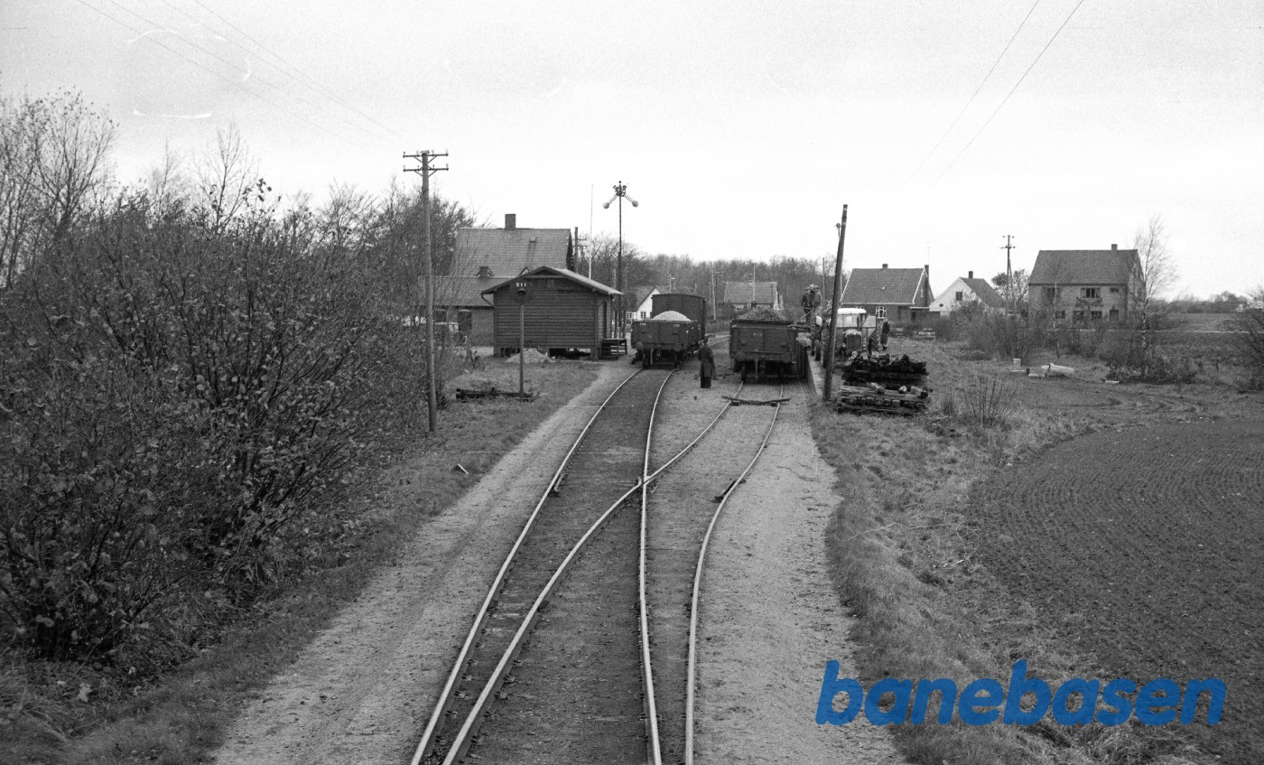Rynkeby station set fra endeperron på togførervogn Rynkeby station set fra endeperron på togførervogn