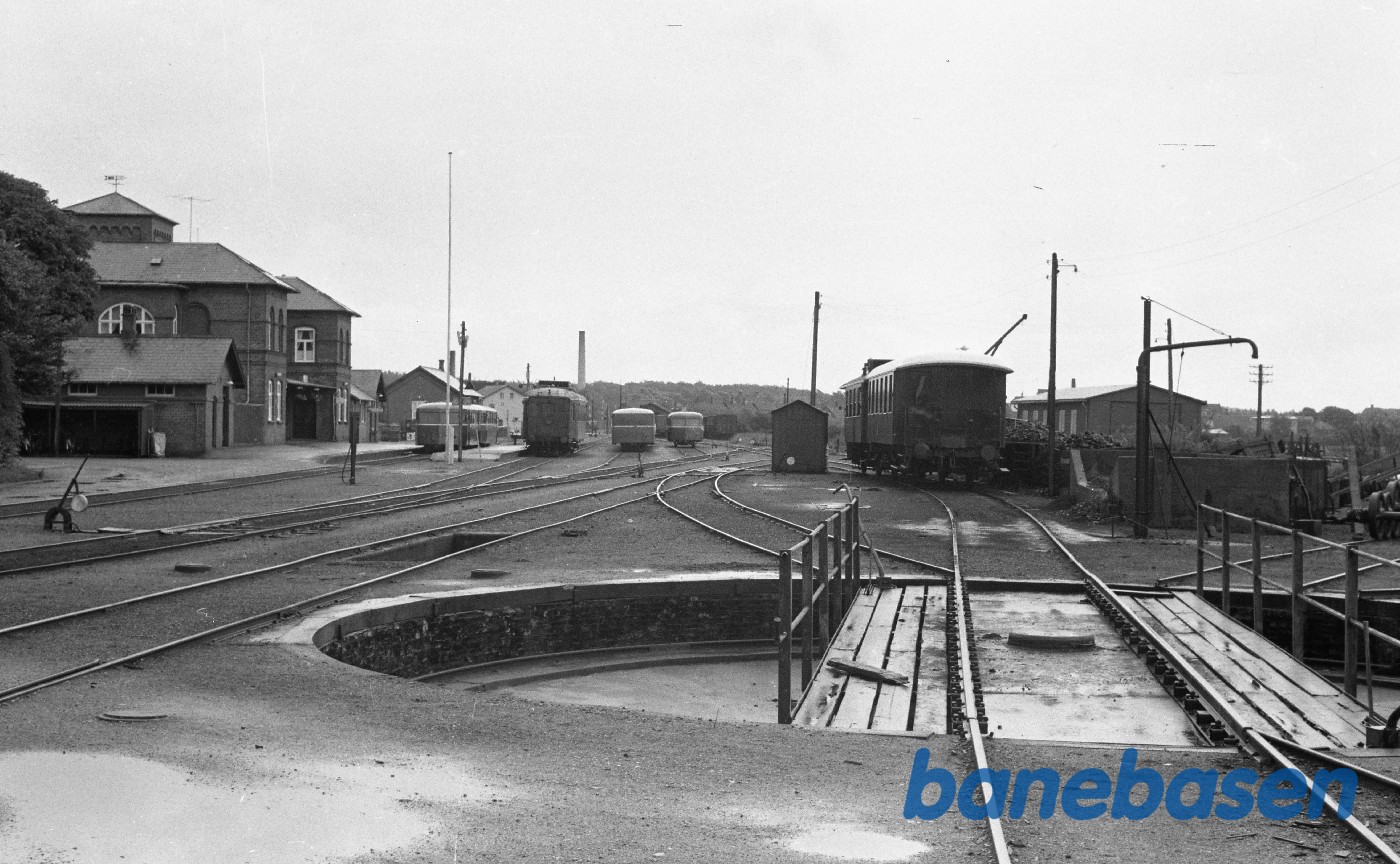 Bogense station, vue mod drejeskiven Bogense station, vue mod drejeskiven