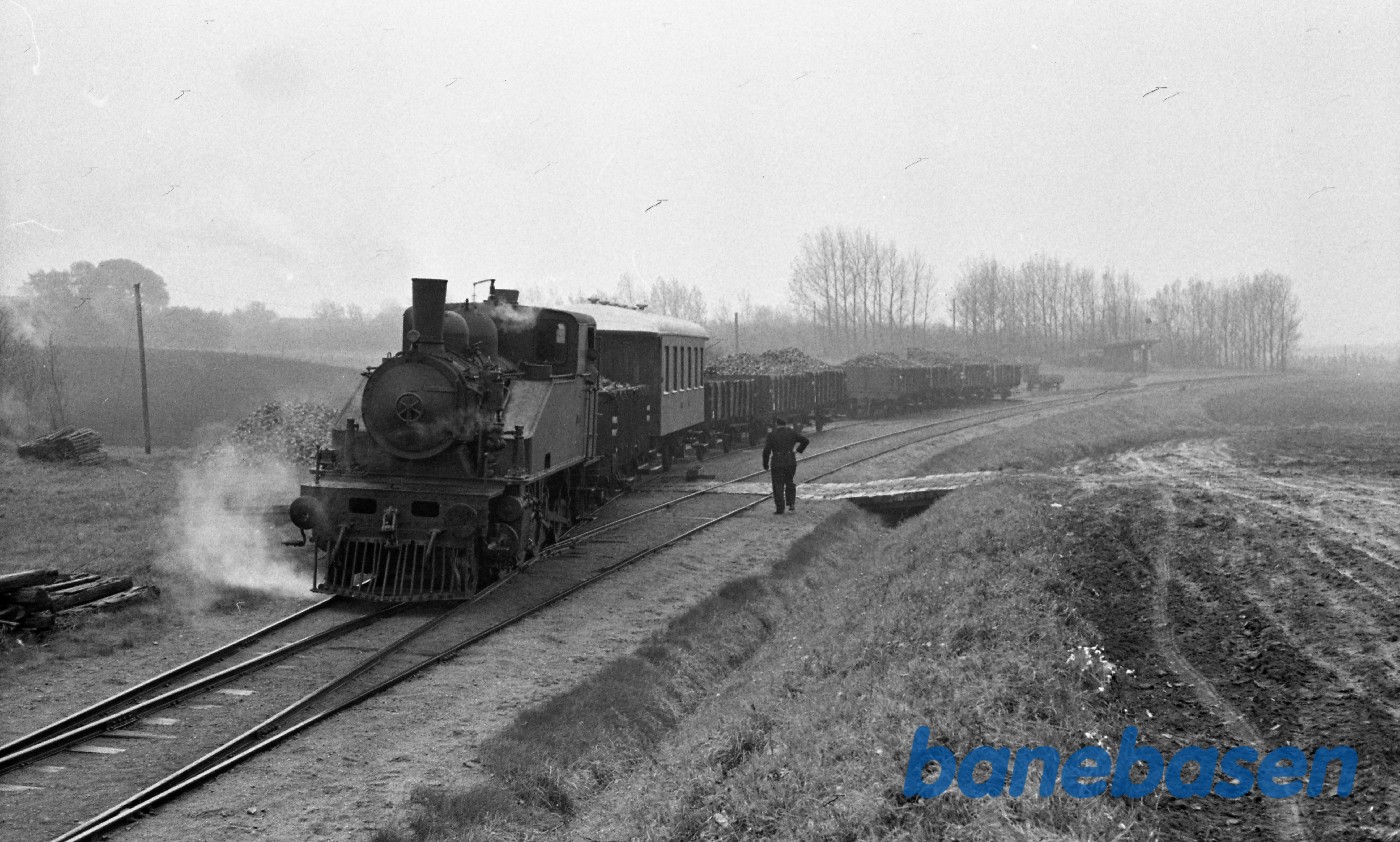 Damplokomotiv nr. 14 rangerer med godstog Damplokomotiv nr. 14 rangerer med godstog